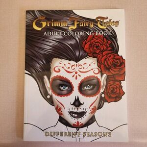 Grimm Fairy‎ Tales 47 page Adult coloring book different seasons by Zenescope